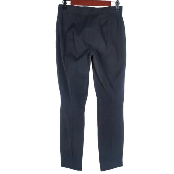 Everlane Womens The Side-Zip Stretch Cotton Pant Size 4 Black Work Ankle Pants - Picture 10 of 16